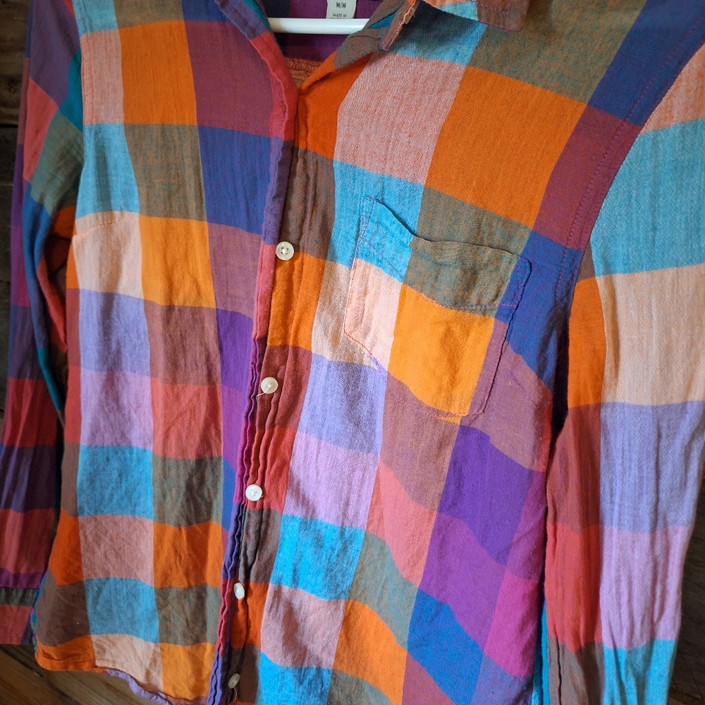 Plaid top - Picture 3 of 6